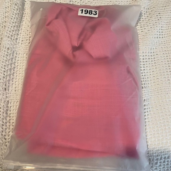 Lovefool Pink Mini Skirt Lined Slit Rayon Blend Casual 2X - Picture 10 of 10